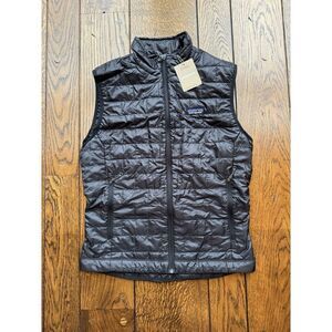 Patagonia Nano Puff Black Vest Men's Size Small New With Tags Retail: $189